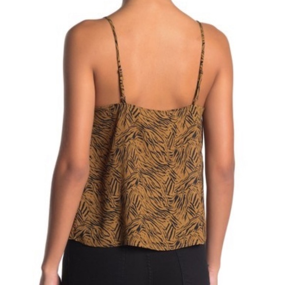 Lush 🐆 lace trim animal print top NWT - Picture 2 of 5